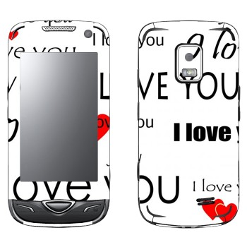   «I Love You -   »   Samsung B7722