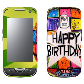   «  Happy birthday»   Samsung B7722