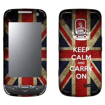   «Keep calm and carry on»   Samsung B7722