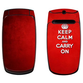   «Keep calm and carry on - »   Samsung C260