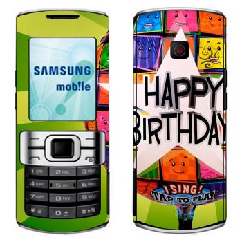   «  Happy birthday»   Samsung C3010