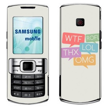   «WTF, ROFL, THX, LOL, OMG»   Samsung C3010