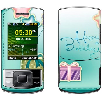   «Happy birthday»   Samsung C3050