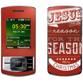   «Jesus is the reason for the season»   Samsung C3050
