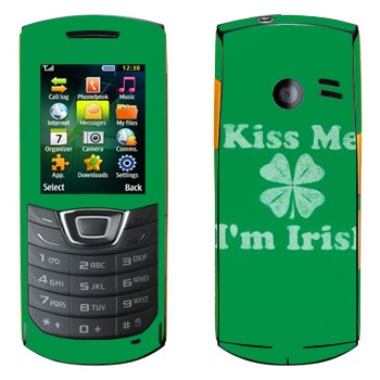   «Kiss me - I'm Irish»   Samsung C3200 Monte Bar