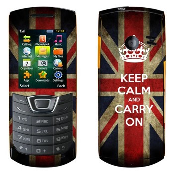   «Keep calm and carry on»   Samsung C3200 Monte Bar