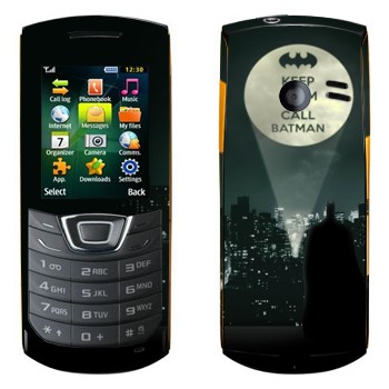  «Keep calm and call Batman»   Samsung C3200 Monte Bar