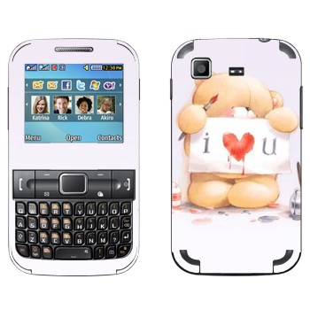  «  - I love You»   Samsung C3222 Duos
