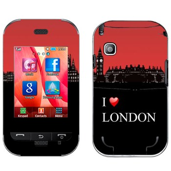   «I love London»   Samsung C3300 Champ