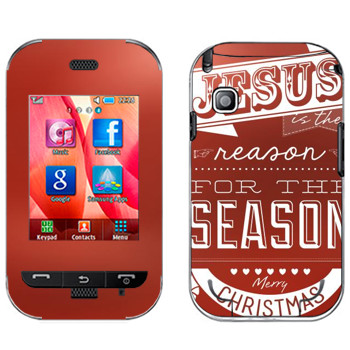   «Jesus is the reason for the season»   Samsung C3300 Champ