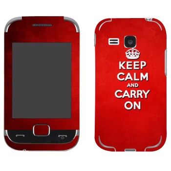   «Keep calm and carry on - »   Samsung C3312 Champ Deluxe/Plus Duos