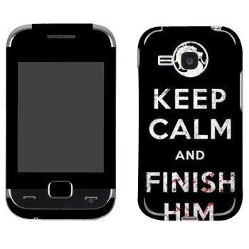   «Keep calm and Finish him Mortal Kombat»   Samsung C3312 Champ Deluxe/Plus Duos