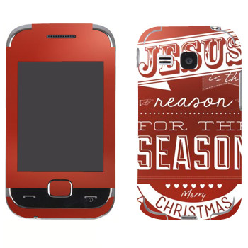   «Jesus is the reason for the season»   Samsung C3312 Champ Deluxe/Plus Duos