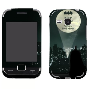   «Keep calm and call Batman»   Samsung C3312 Champ Deluxe/Plus Duos