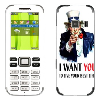   « : I want you!»   Samsung C3322