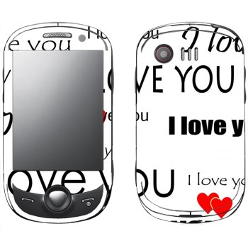   «I Love You -   »   Samsung C3510 Corby Pop