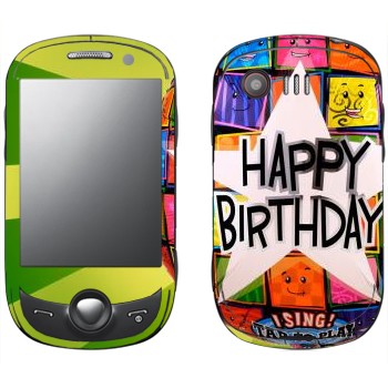   «  Happy birthday»   Samsung C3510 Corby Pop