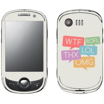   «WTF, ROFL, THX, LOL, OMG»   Samsung C3510 Corby Pop