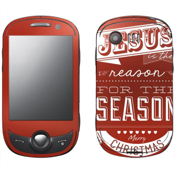   «Jesus is the reason for the season»   Samsung C3510 Corby Pop