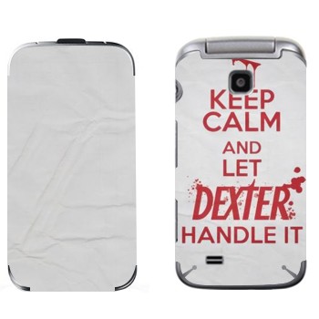   «Keep Calm and let Dexter handle it»   Samsung C3520