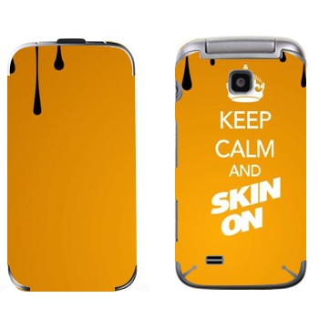   «Keep calm and Skinon»   Samsung C3520