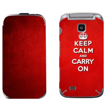   «Keep calm and carry on - »   Samsung C3520