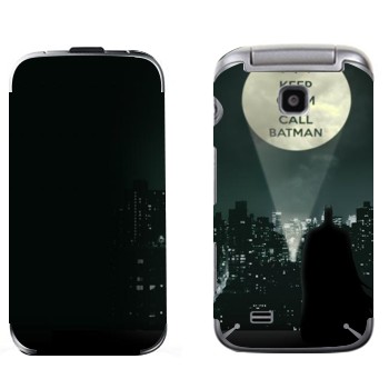   «Keep calm and call Batman»   Samsung C3520