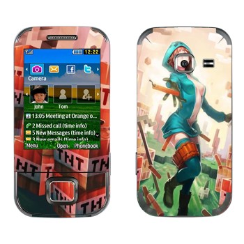   «Creeper  - Minecraft»   Samsung C3752 Duos