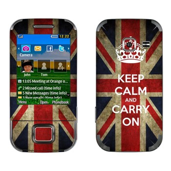  «Keep calm and carry on»   Samsung C3752 Duos