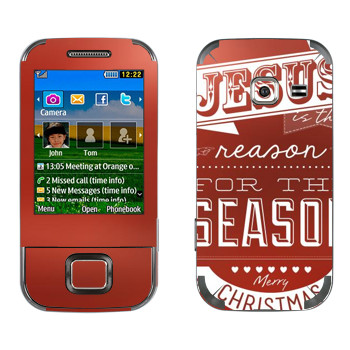   «Jesus is the reason for the season»   Samsung C3752 Duos