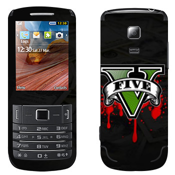   «GTA 5 - logo blood»   Samsung C3782 Evan