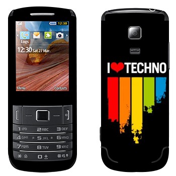   «I love techno»   Samsung C3782 Evan