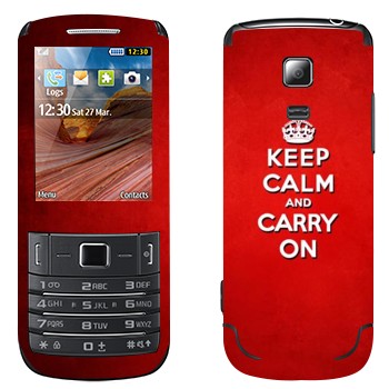   «Keep calm and carry on - »   Samsung C3782 Evan