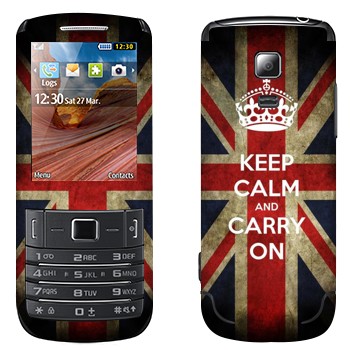   «Keep calm and carry on»   Samsung C3782 Evan