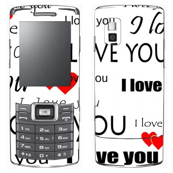   «I Love You -   »   Samsung C5212 Duos