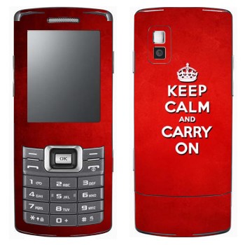   «Keep calm and carry on - »   Samsung C5212 Duos