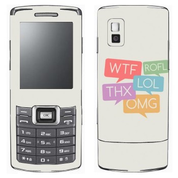   «WTF, ROFL, THX, LOL, OMG»   Samsung C5212 Duos