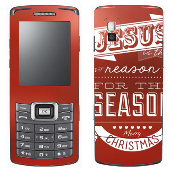   «Jesus is the reason for the season»   Samsung C5212 Duos