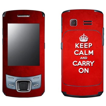   «Keep calm and carry on - »   Samsung C6112 Duos