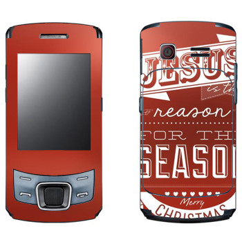   «Jesus is the reason for the season»   Samsung C6112 Duos