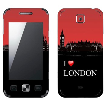   «I love London»   Samsung C6712 Star II Duos
