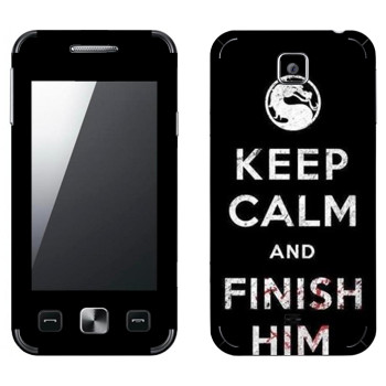   «Keep calm and Finish him Mortal Kombat»   Samsung C6712 Star II Duos