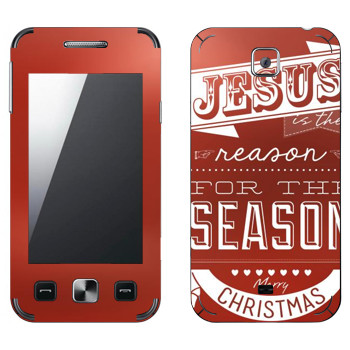   «Jesus is the reason for the season»   Samsung C6712 Star II Duos