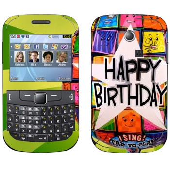   «  Happy birthday»   Samsung Chat 335