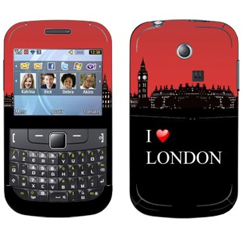   «I love London»   Samsung Chat 335