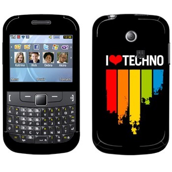   «I love techno»   Samsung Chat 335