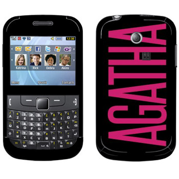   «Agatha»   Samsung Chat 335