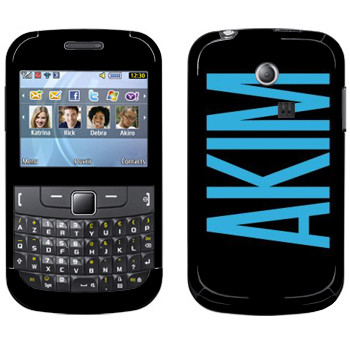   «Akim»   Samsung Chat 335