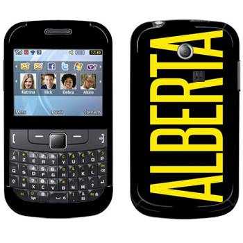   «Alberta»   Samsung Chat 335