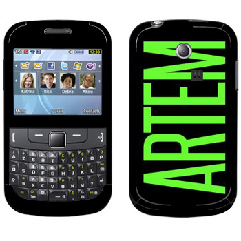   «Artem»   Samsung Chat 335